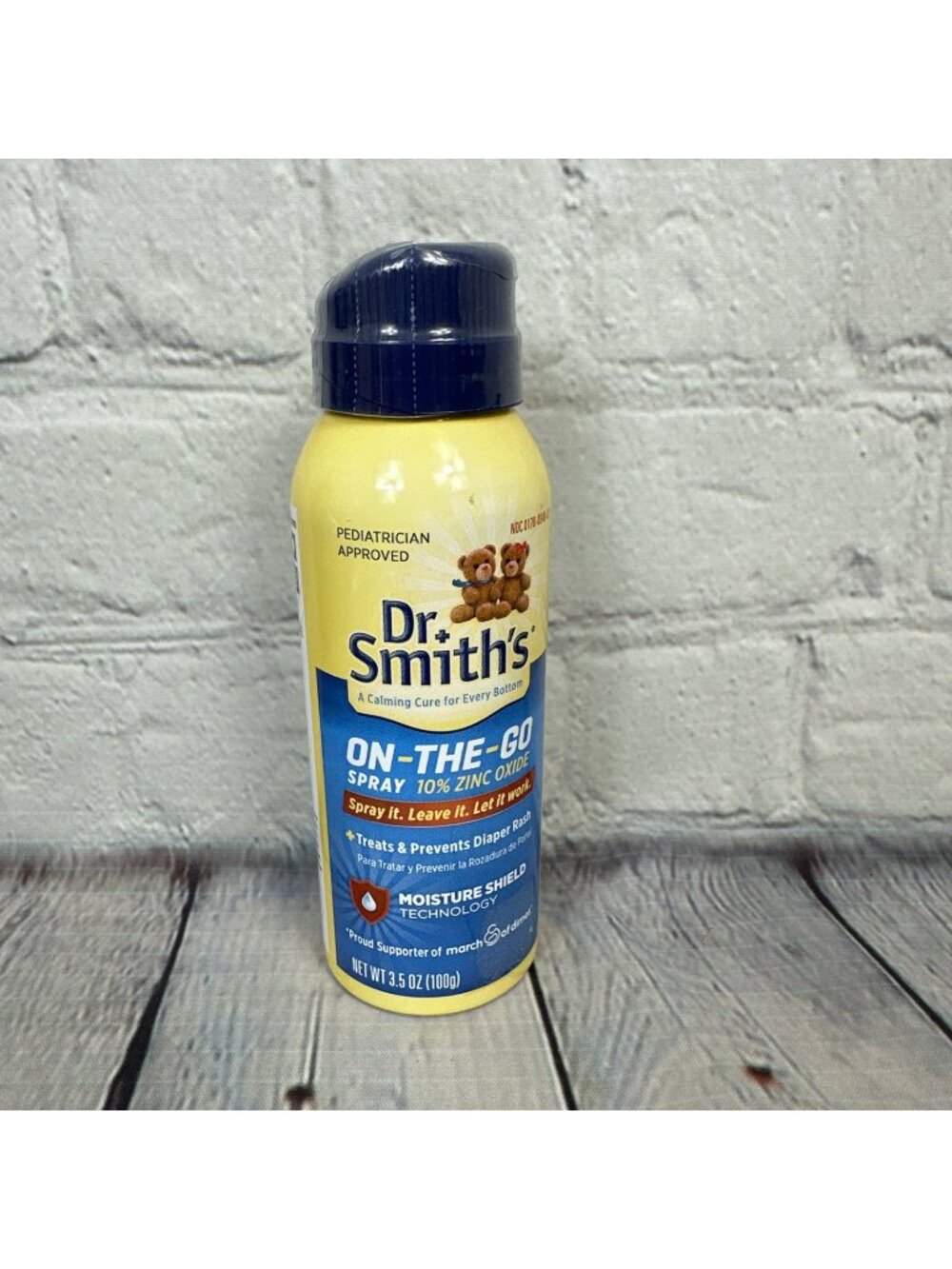 Dr. Smith's On-The-Go Spray Treats & Prevents Diaper Rash 3.5oz New & Sealed